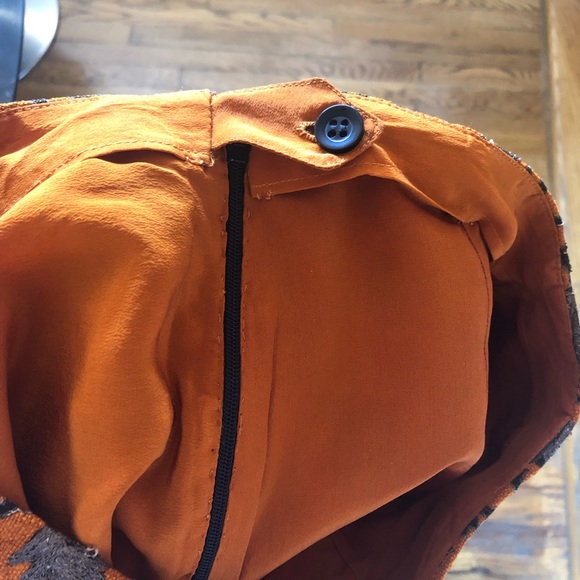 Vintage Embroidered Wool Trousers - Picture 4 of 7